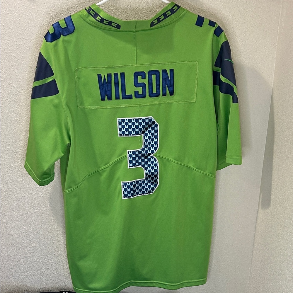 NFL Green and Blue Men's Jersey